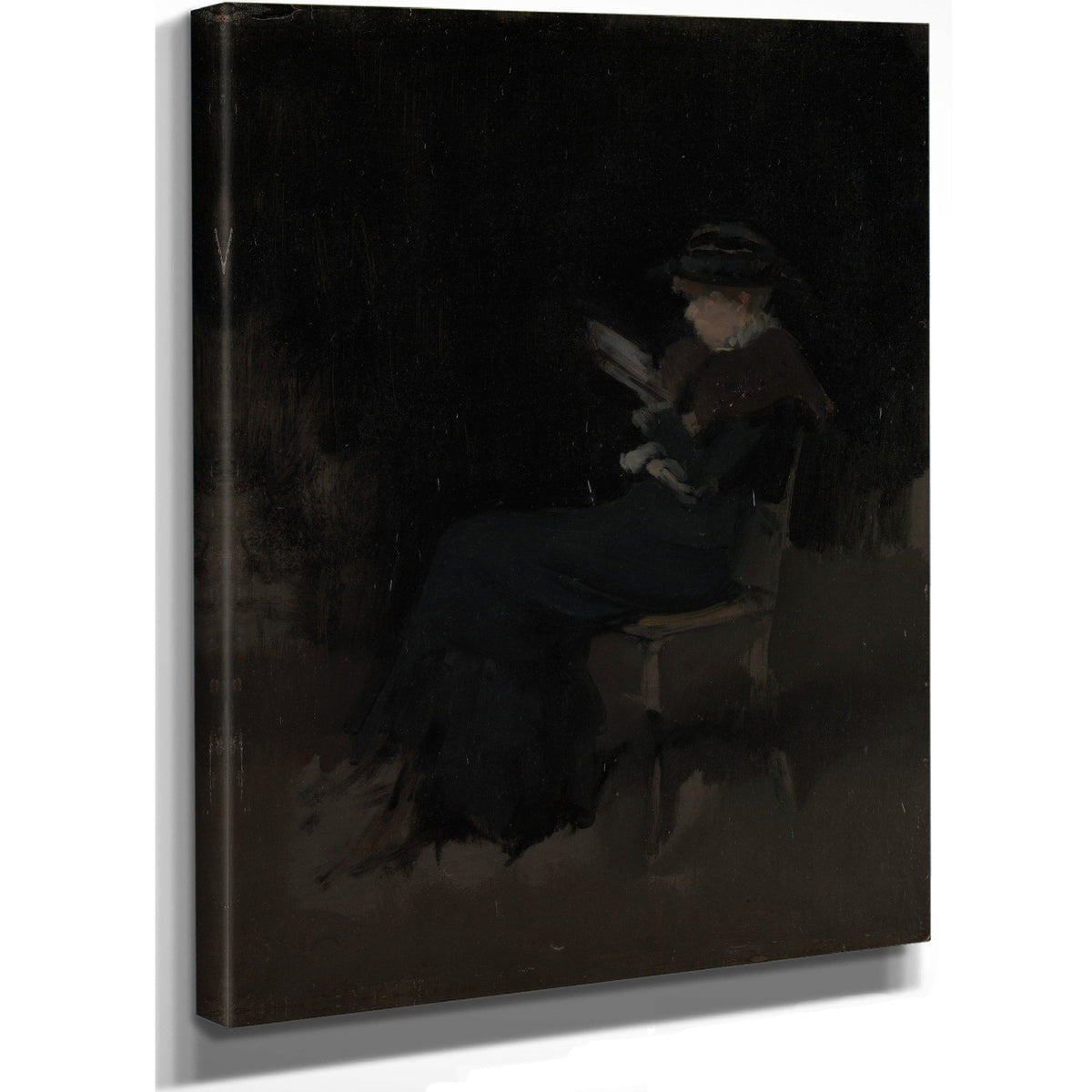 Arrangement Black Girl Reading Ca By James Whistler