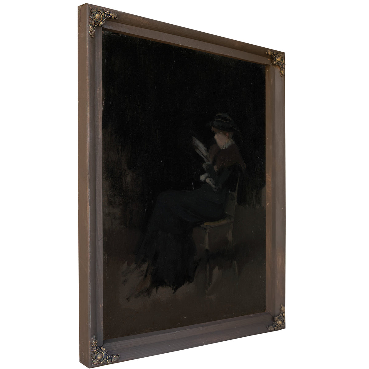 Arrangement Black Girl Reading Ca By James Whistler