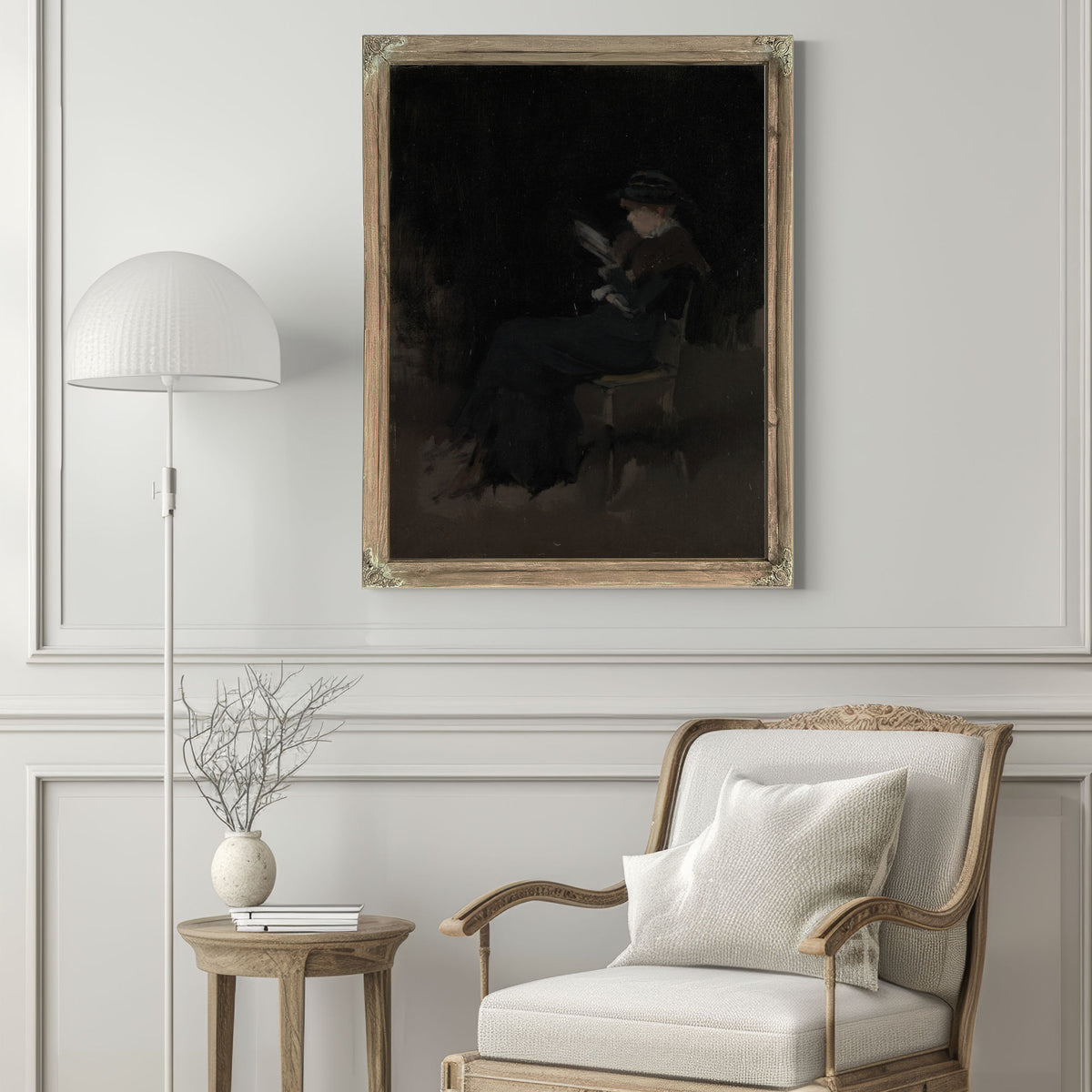 Arrangement Black Girl Reading Ca By James Whistler