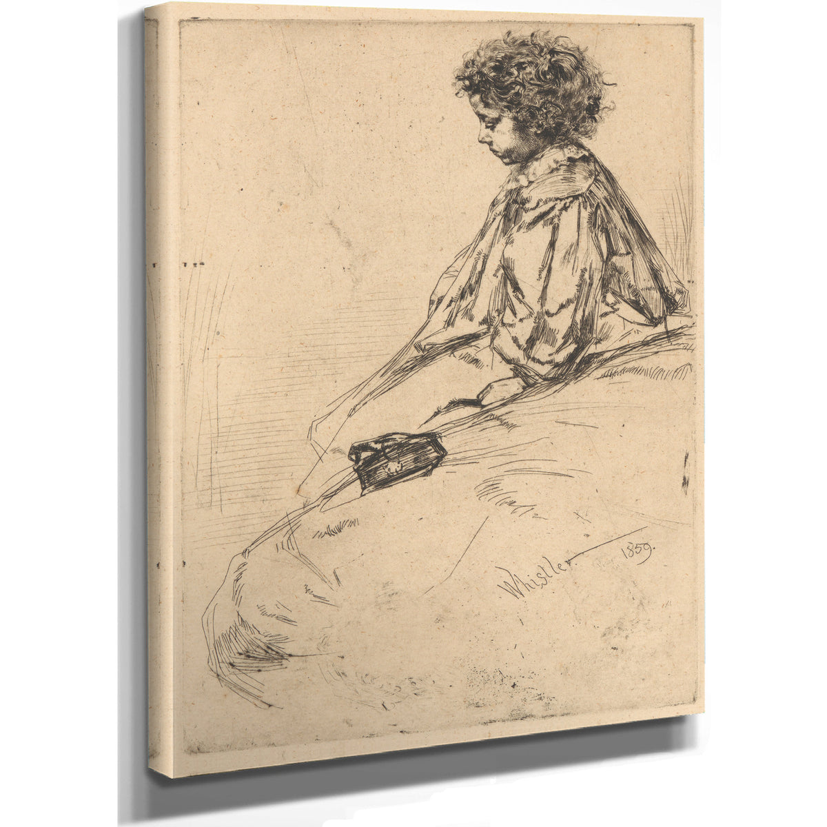 Bibi Lalouette 1859 By James Whistler