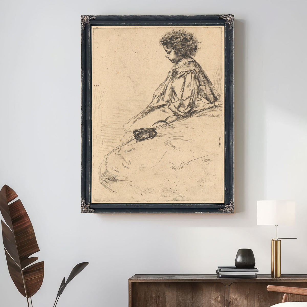 Bibi Lalouette 1859 By James Whistler