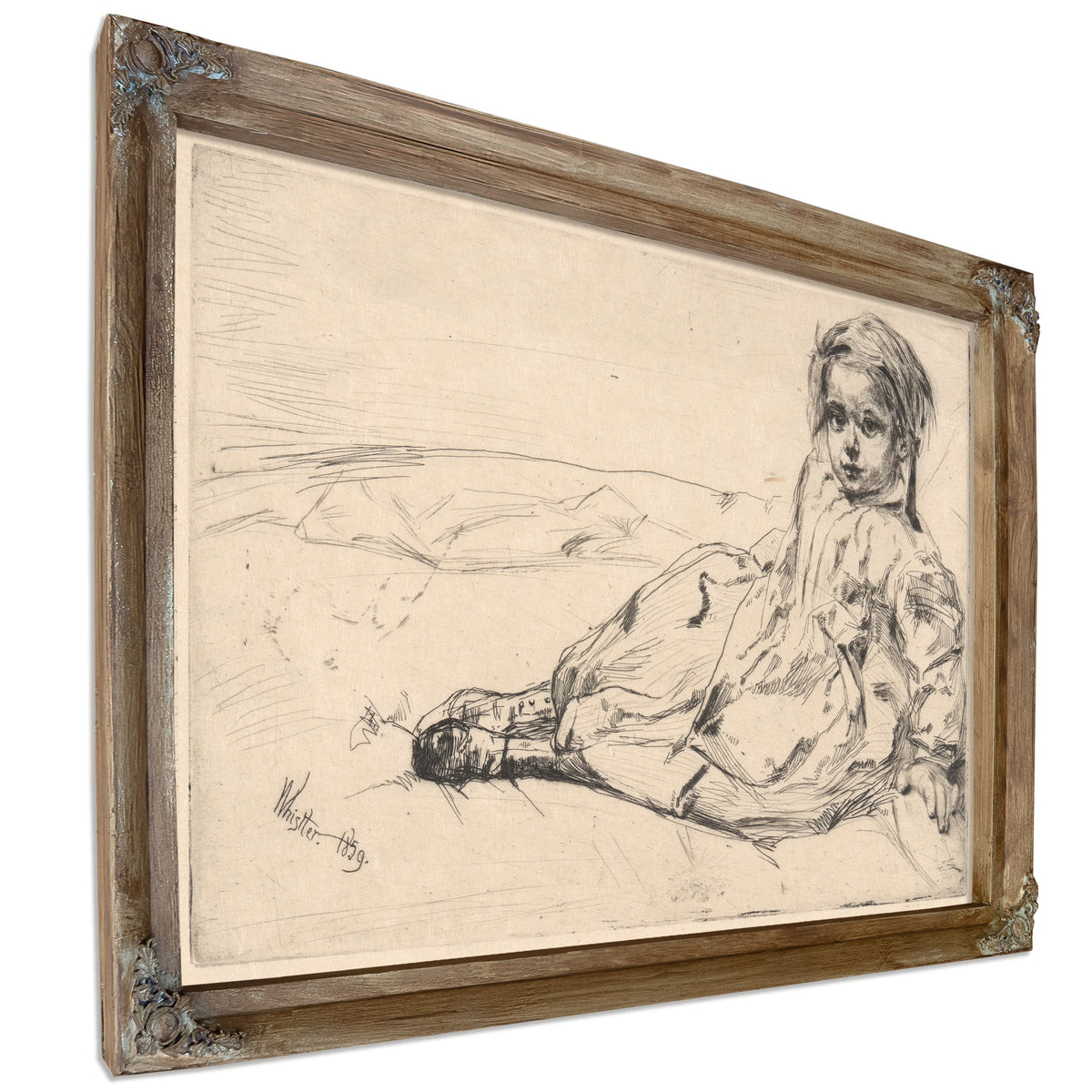 Bibi Valentin 1859 By James Whistler