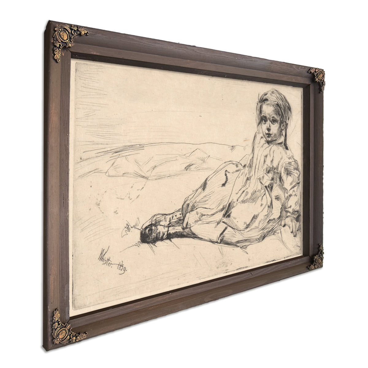 Bibi Valentin 1859 By James Whistler