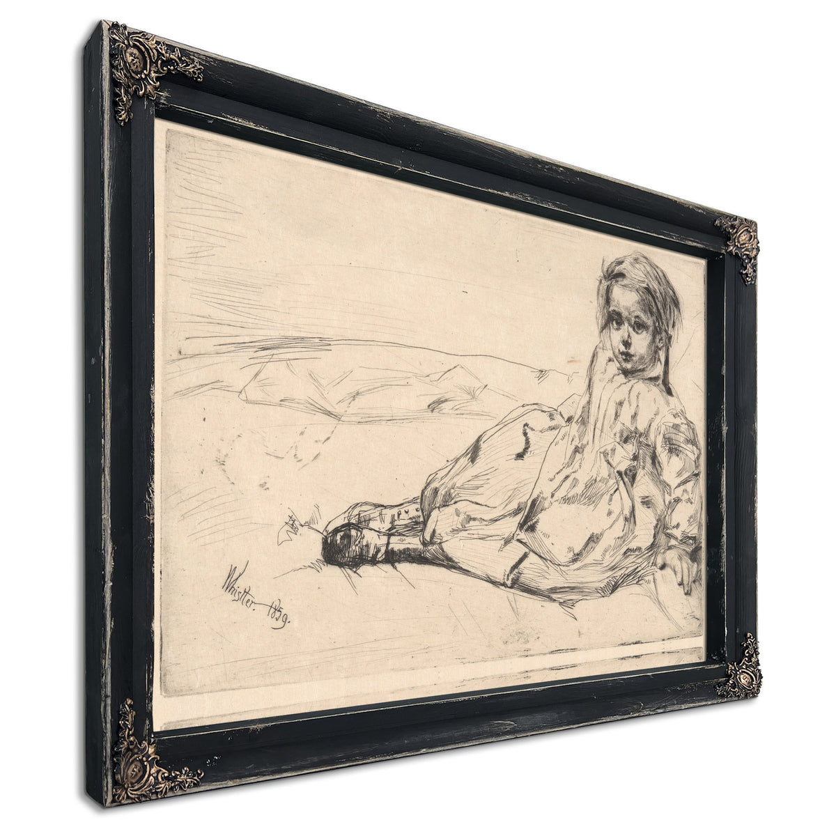 Bibi Valentin 1859 By James Whistler
