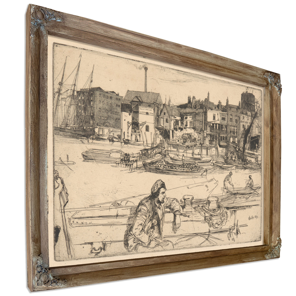 Black Lion Wharf 1859 By James Whistler