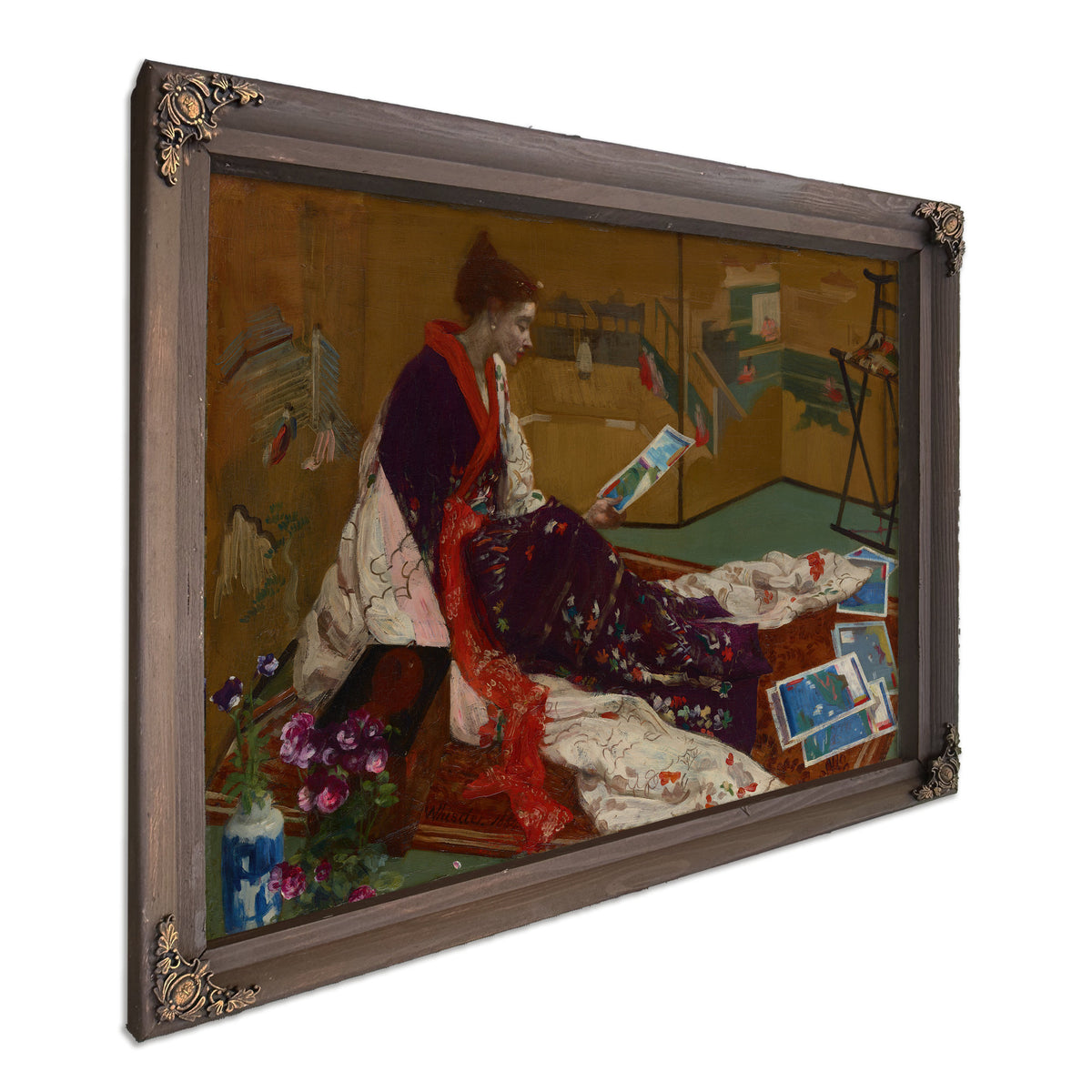 Caprice Purple Gold Golden Screen 1864 By James Whistler