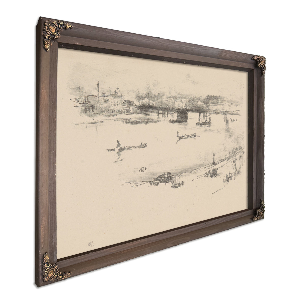 Charing Cross Railway Bridge 1896 By James Whistler