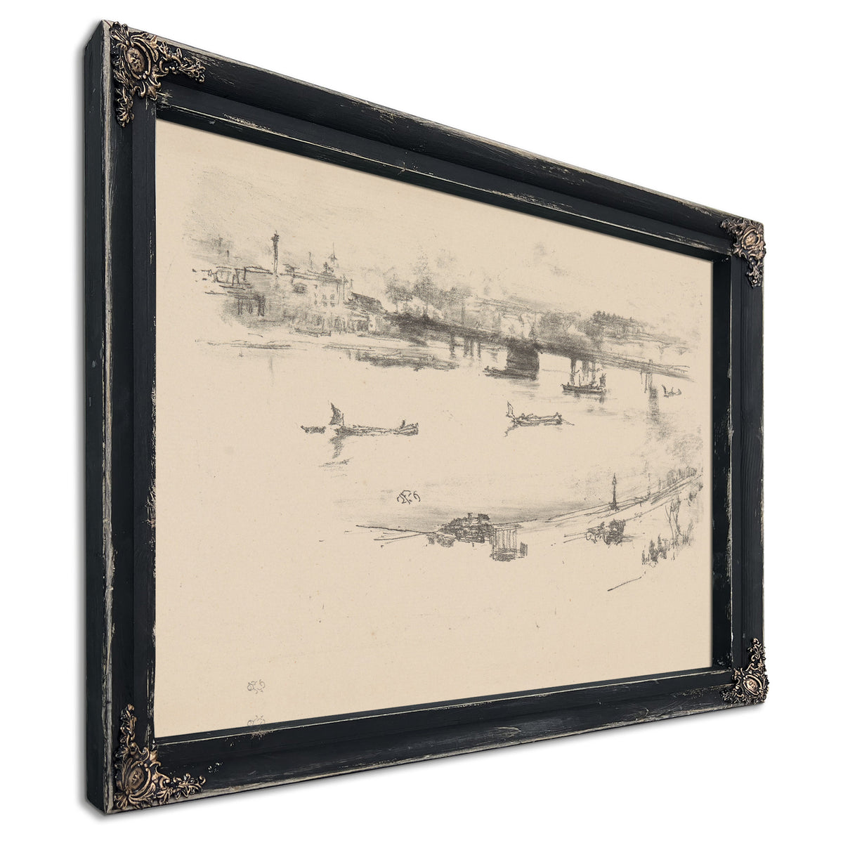 Charing Cross Railway Bridge 1896 By James Whistler