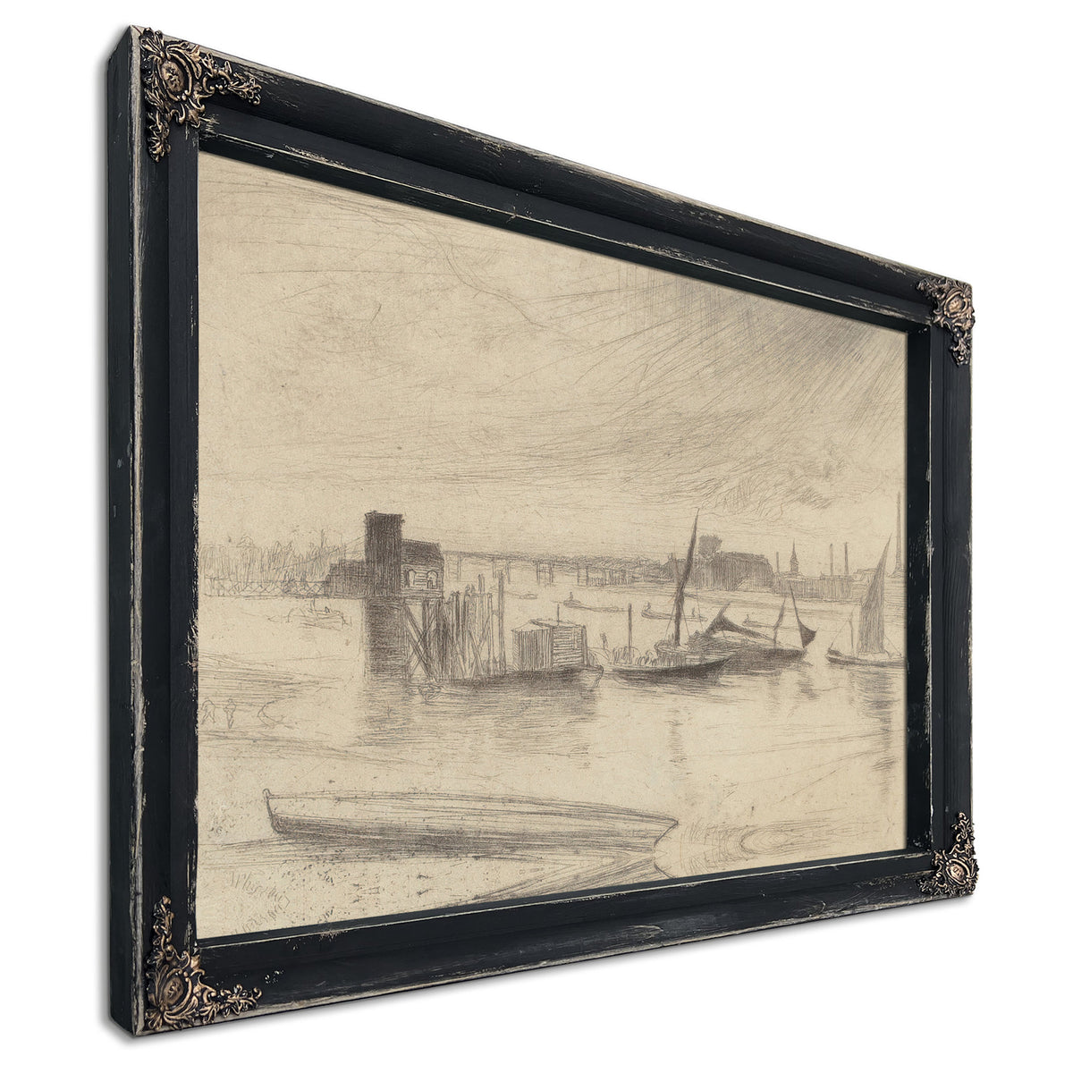 Early Morning Battersea Kennedy 75 By James Whistler