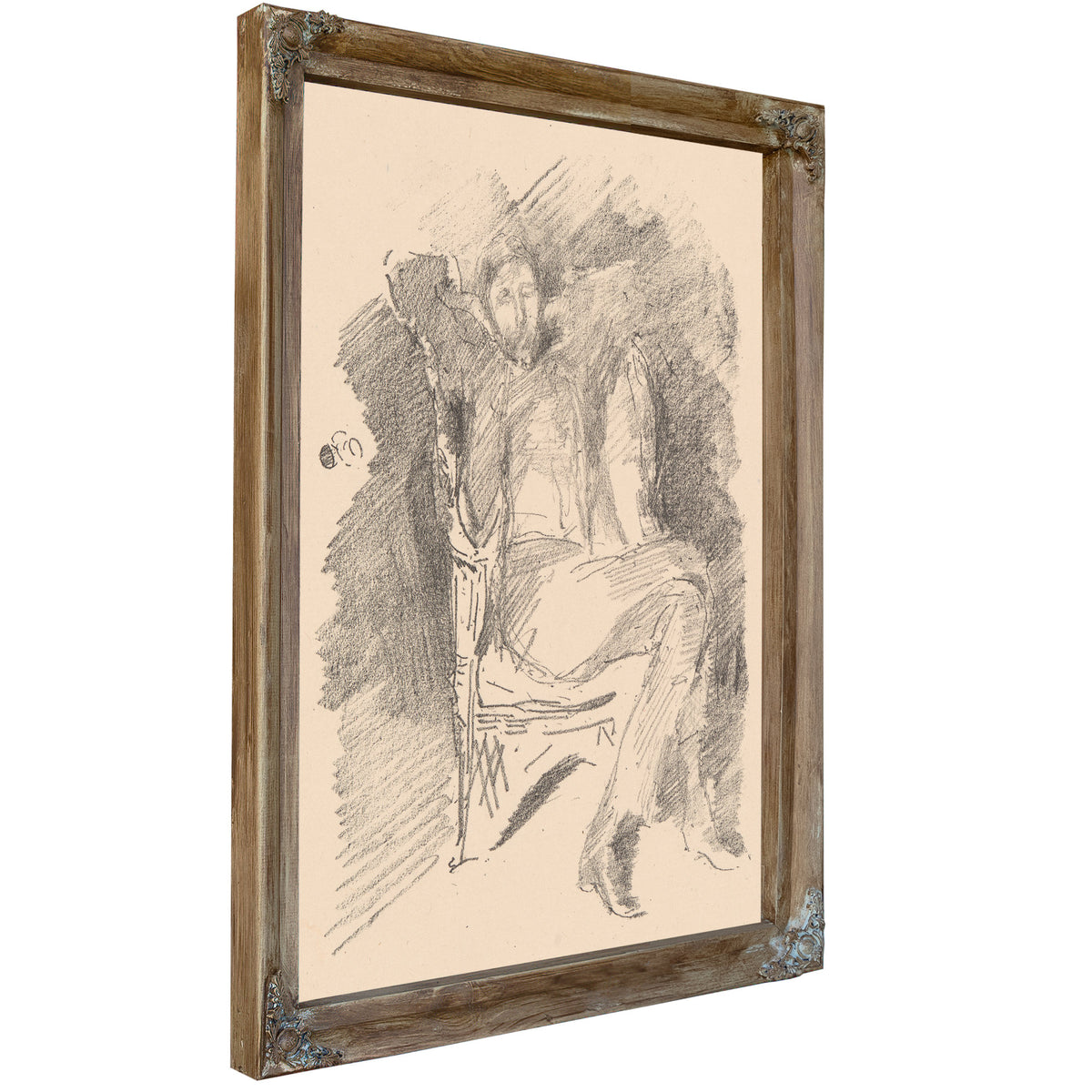 Firelight Joseph Pennell No 1 1896 By James Whistler