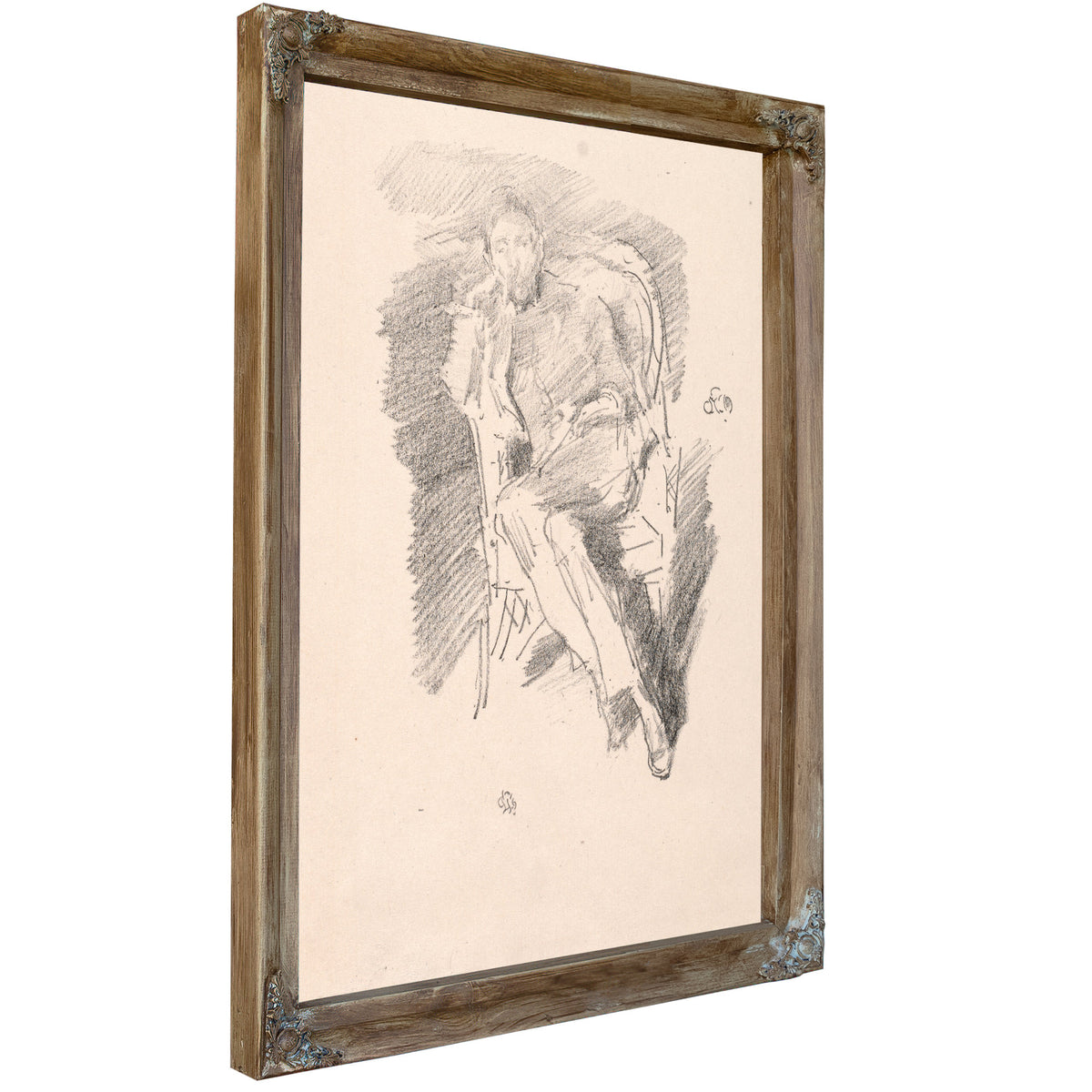 Firelight Joseph Pennell No 2 1896 By James Whistler