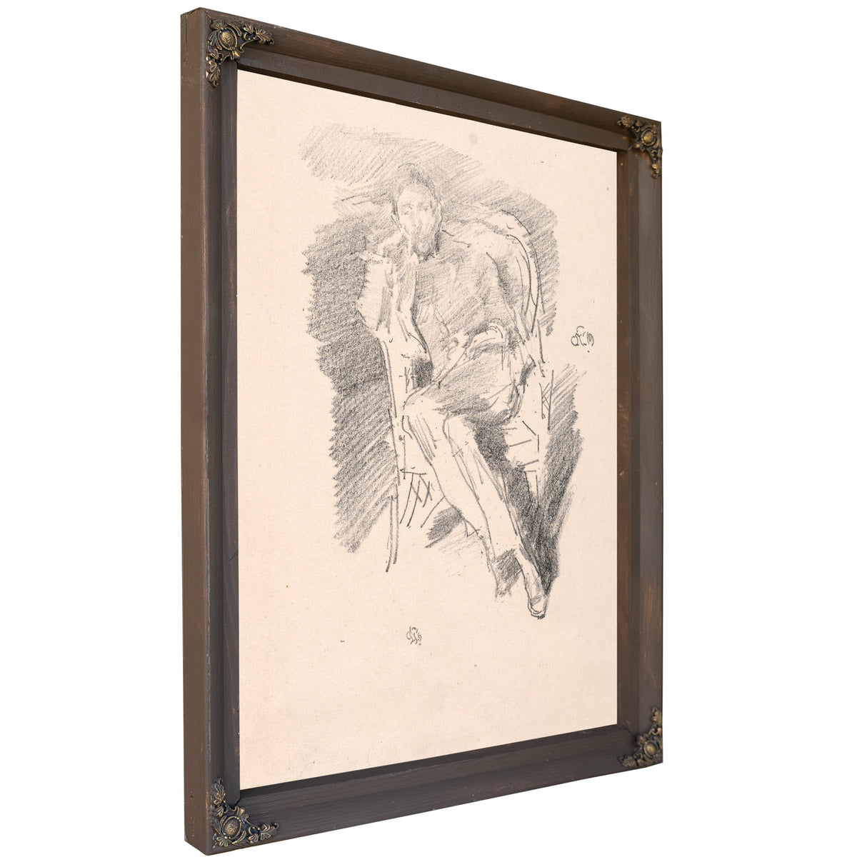 Firelight Joseph Pennell No 2 1896 By James Whistler