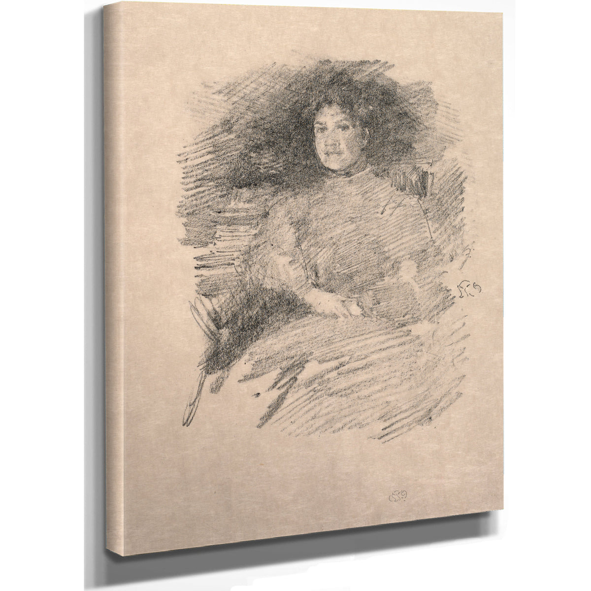Firelight Mrs Pennell 1896 By James Whistler