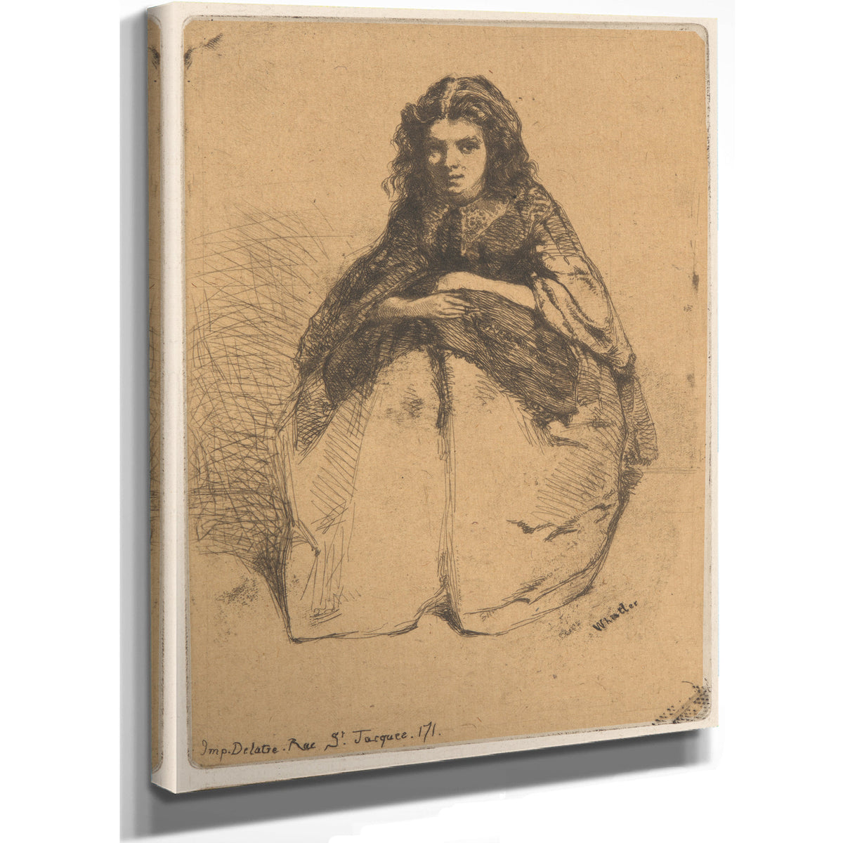 Fumette Ca 1857 By James Whistler