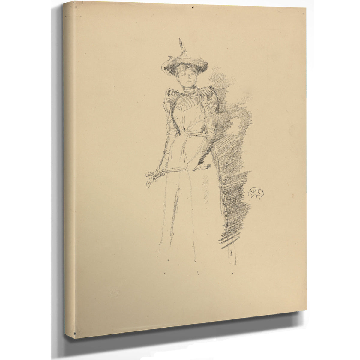 Gants de Suede 1890 02 02 By James Whistler