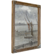 Grey Silver Chelsea Wharf C 1864 1868 By James Whistler