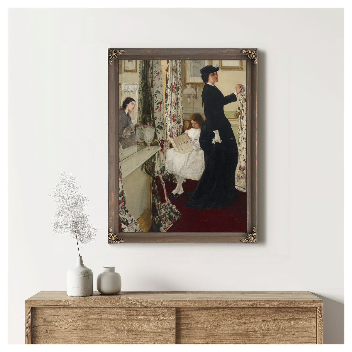 Harmony Green Rose Music Room 1860 By James Whistler
