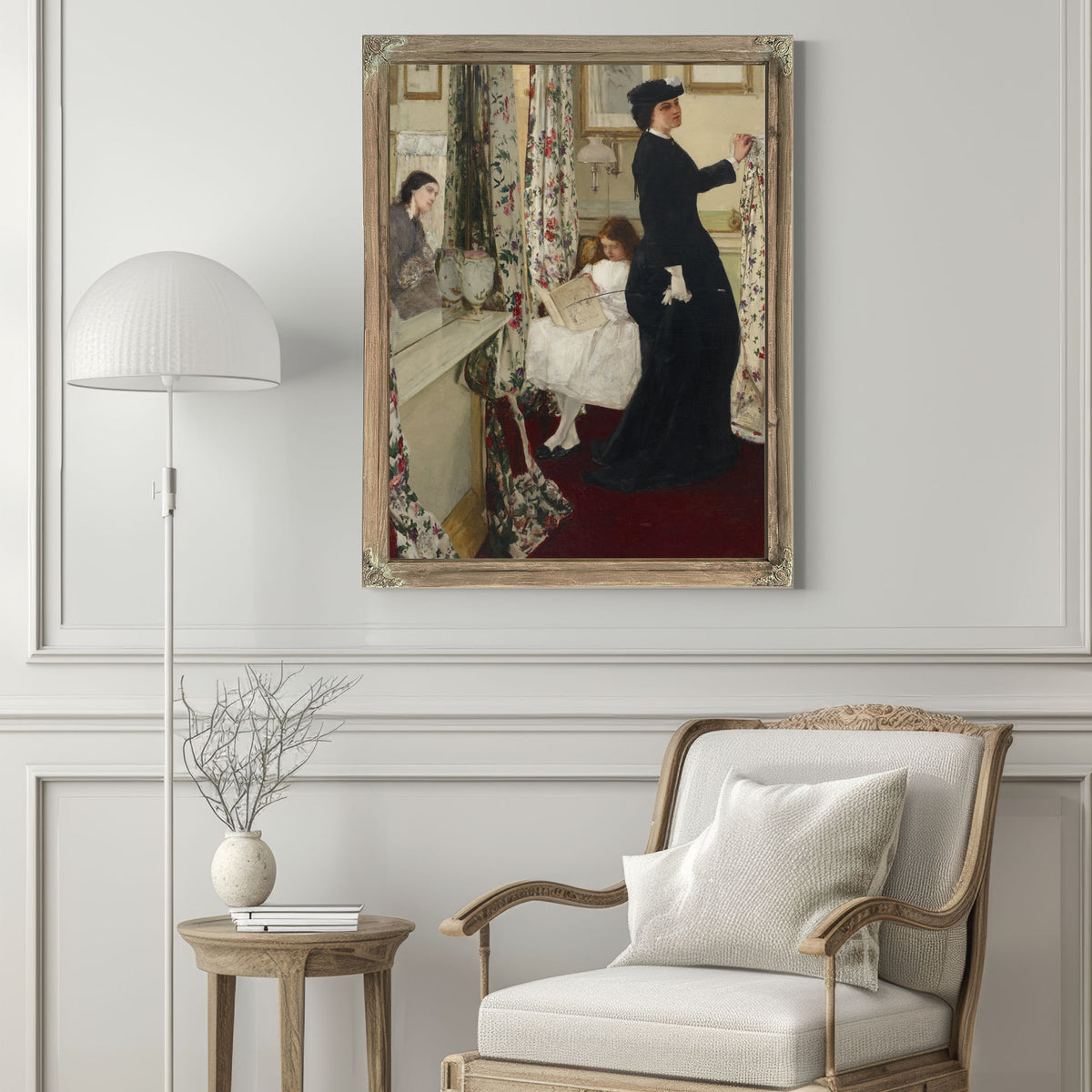 Harmony Green Rose Music Room 1860 By James Whistler