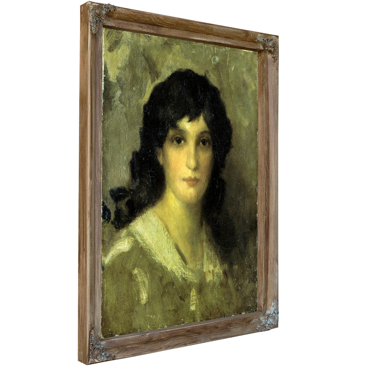 Head a Young Woman Ca 1840 By James Whistler