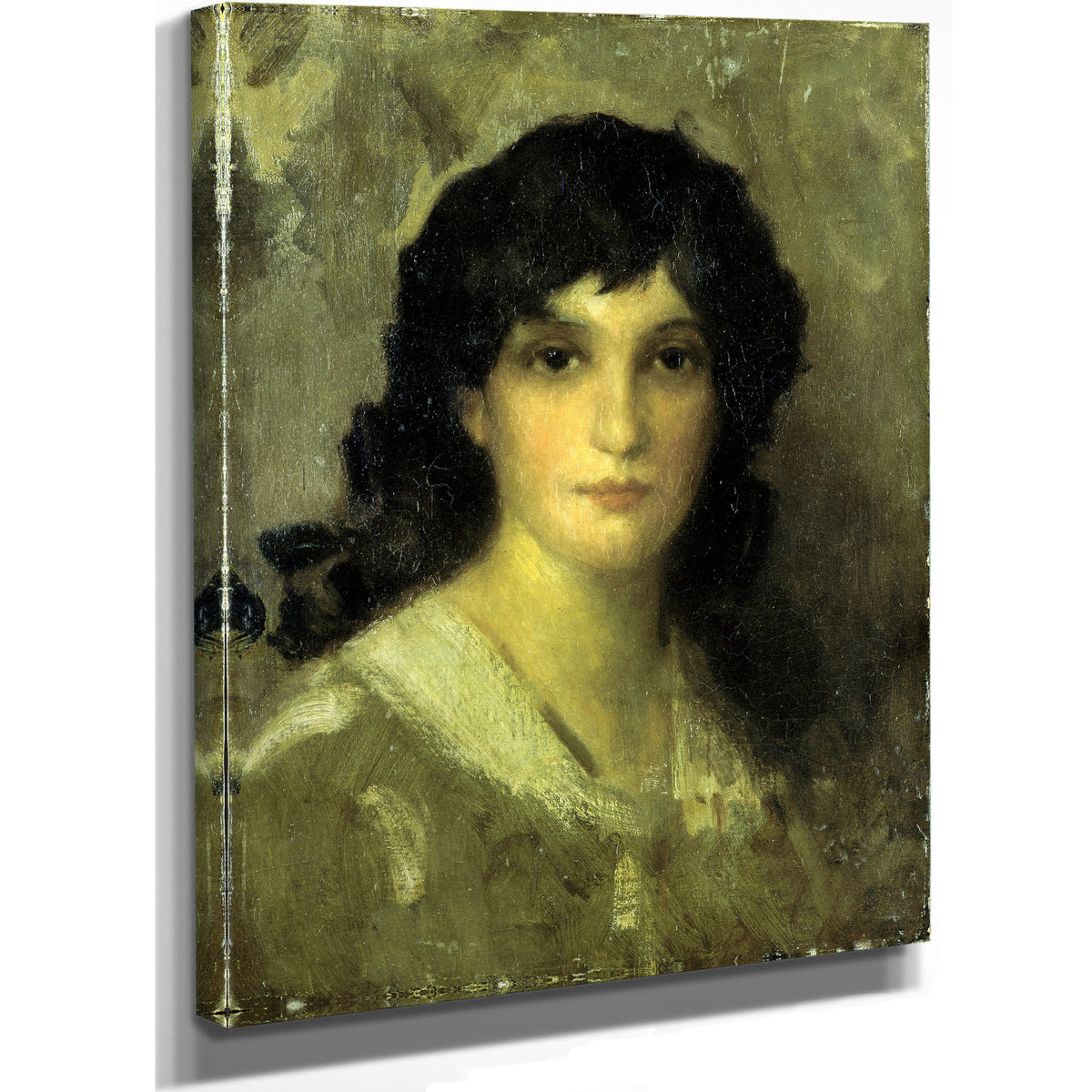 Head a Young Woman Ca 1840 By James Whistler