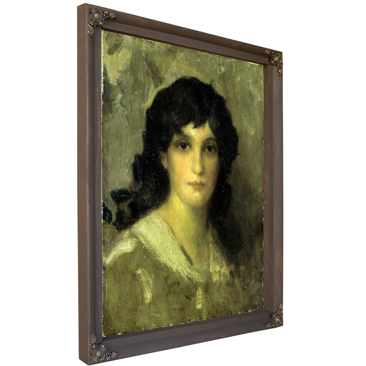 Head a Young Woman Ca 1840 By James Whistler