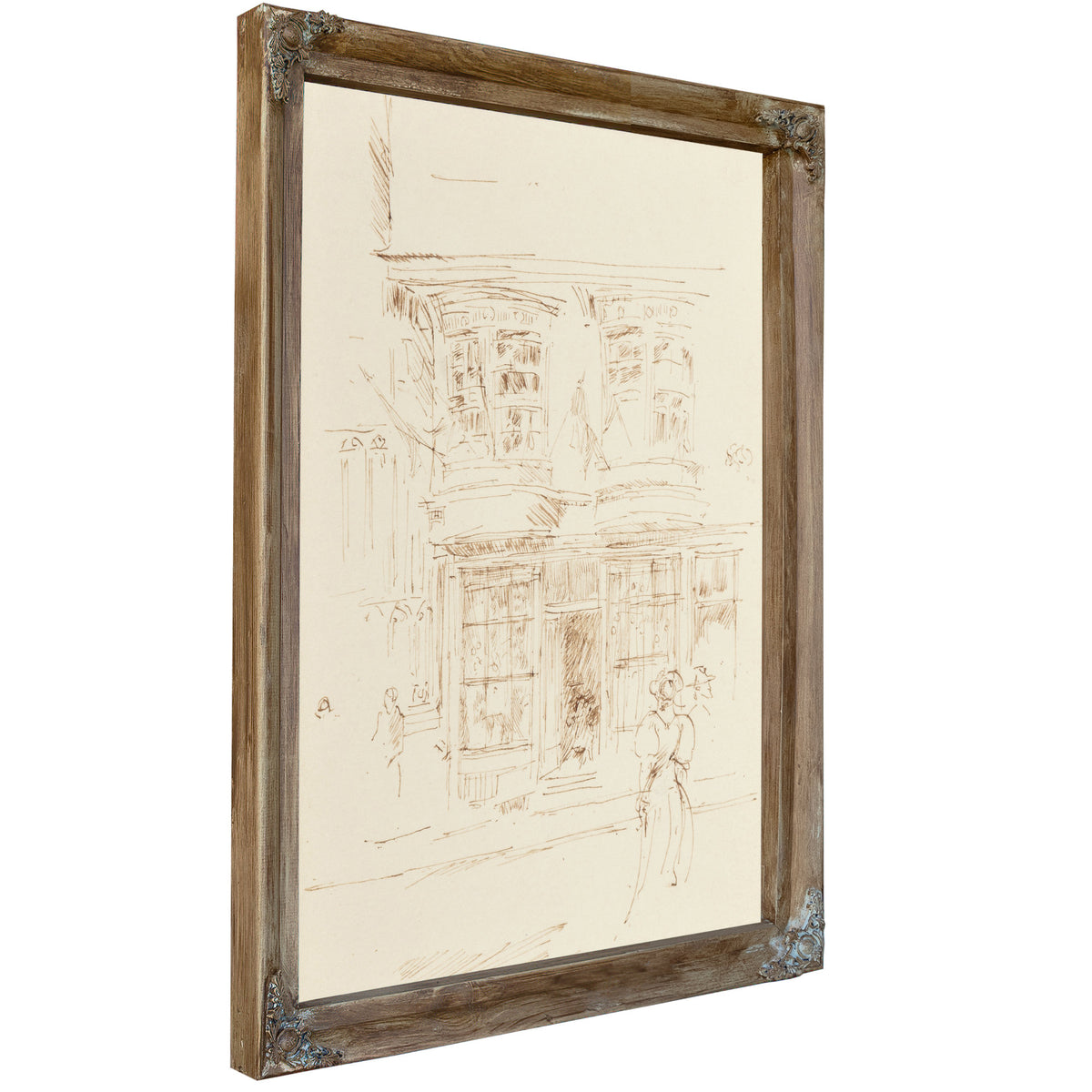 In Cathedral Close Canterbury Circa By James Whistler