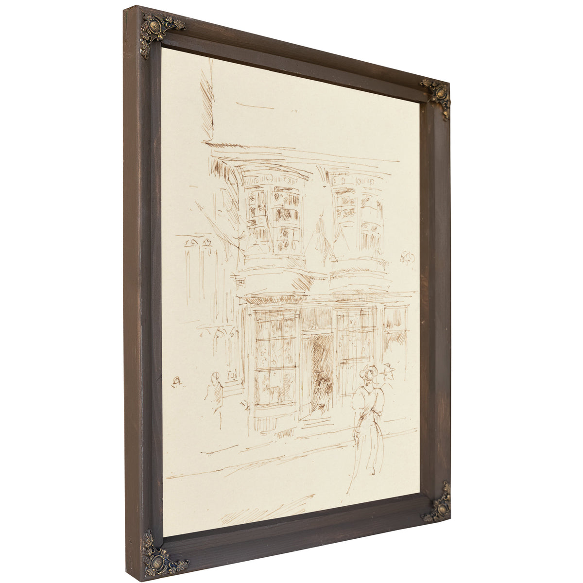 In Cathedral Close Canterbury Circa By James Whistler