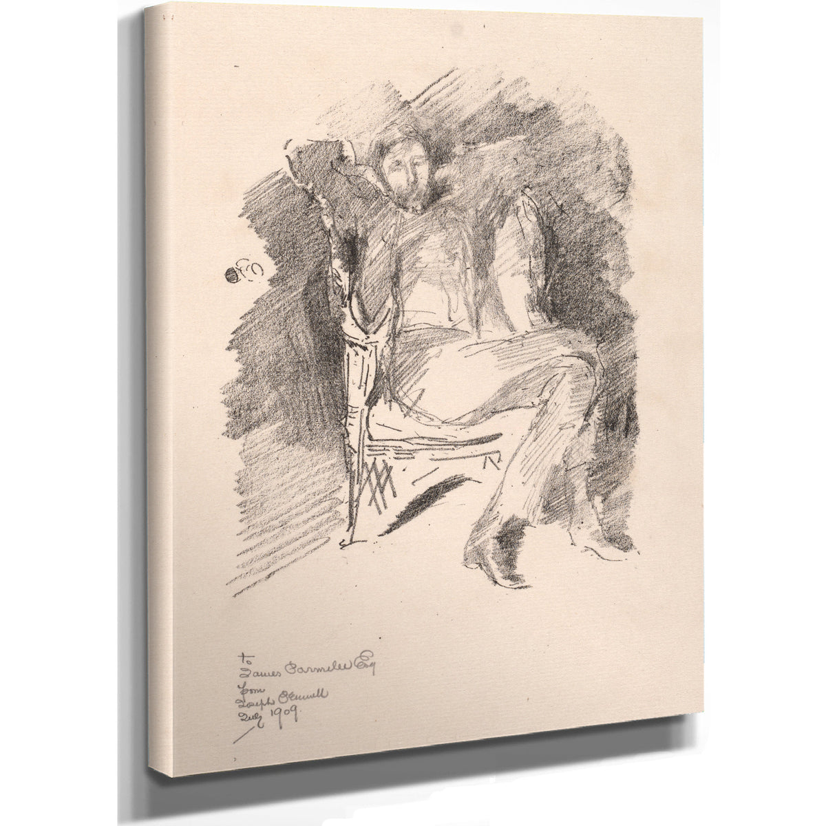 Joseph Pennell No 2 1896 By James Whistler