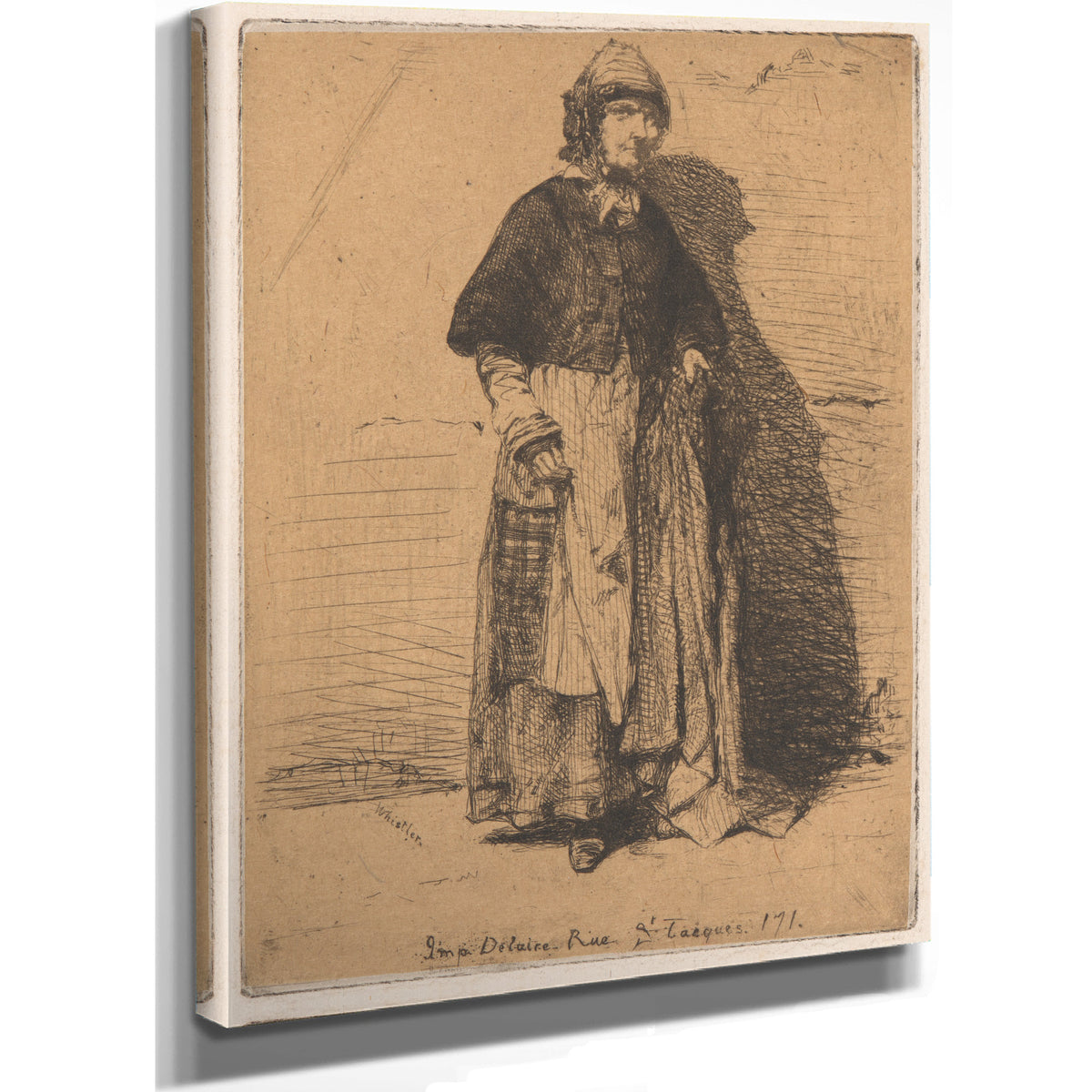 La Mere Gerard Ca 1856 By James Whistler