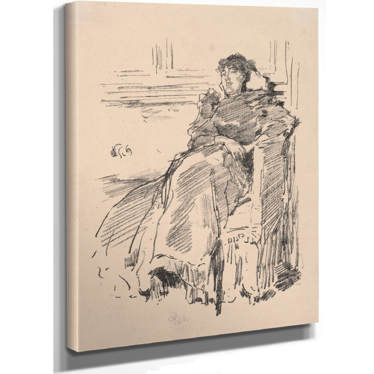 La Robe Rouge 1894 By James Whistler