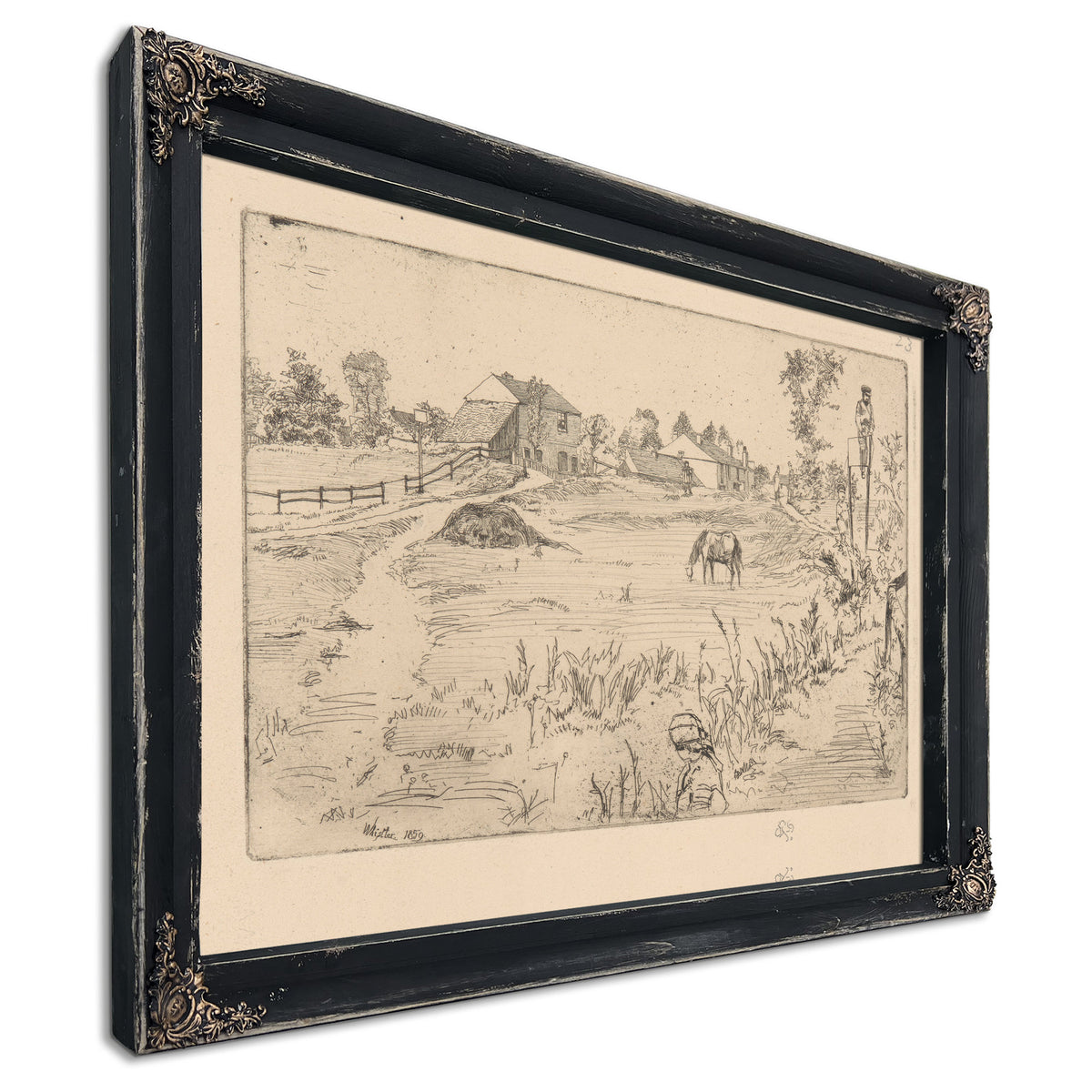 Landscape the Horse 1859 By James Whistler