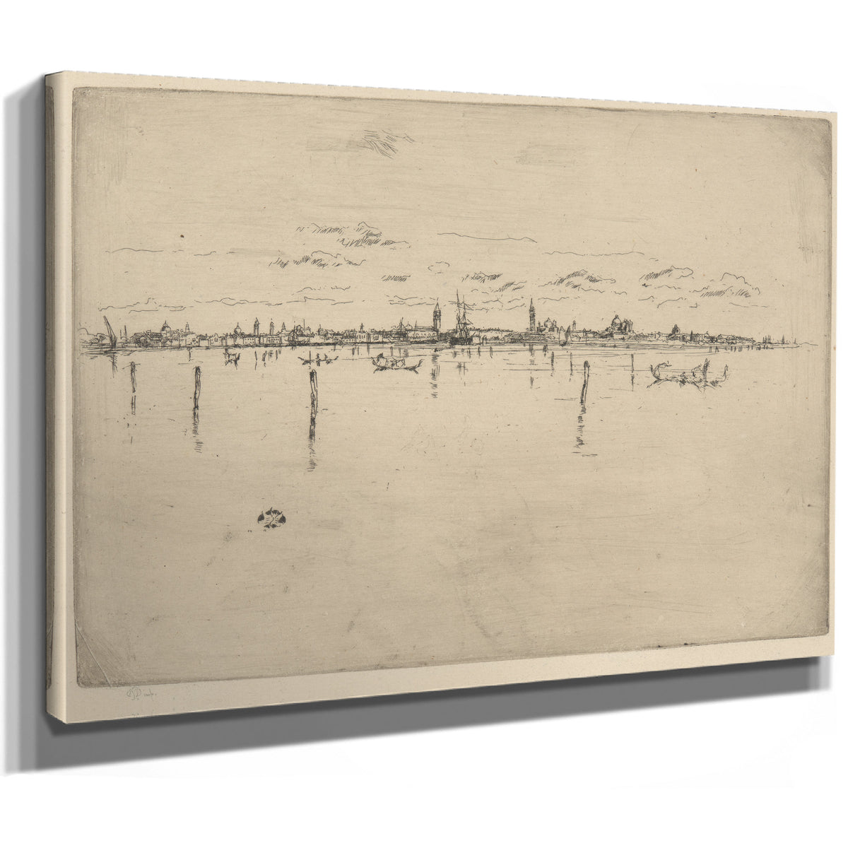 Little Venice Ca 1880 By James Whistler