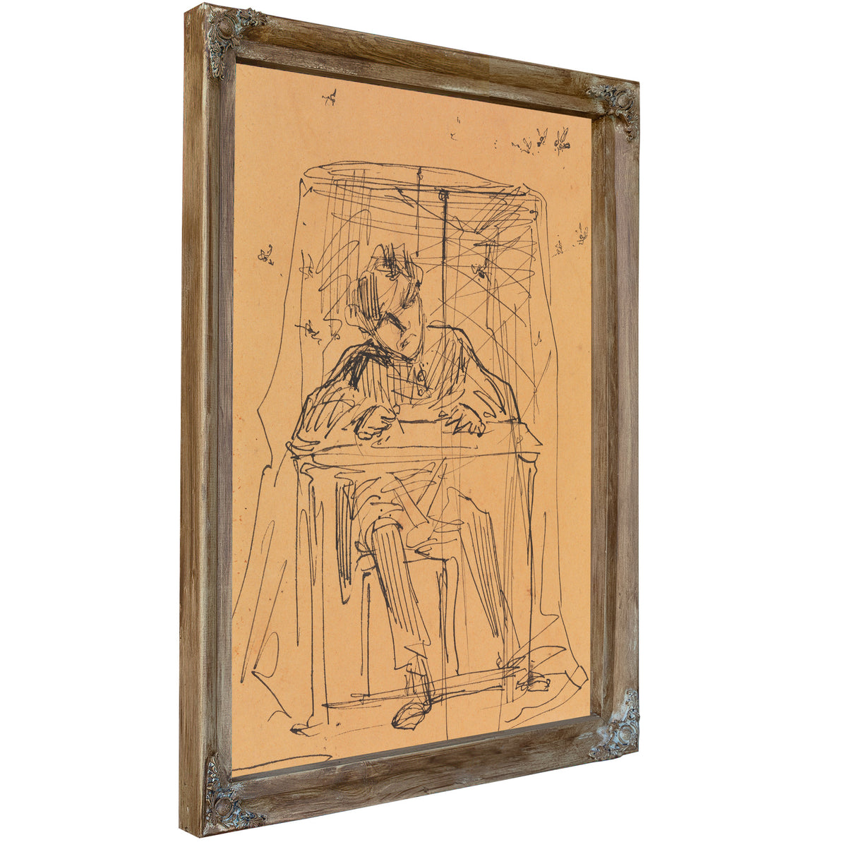 Man Table Beneath Mosquito Net By James Whistler