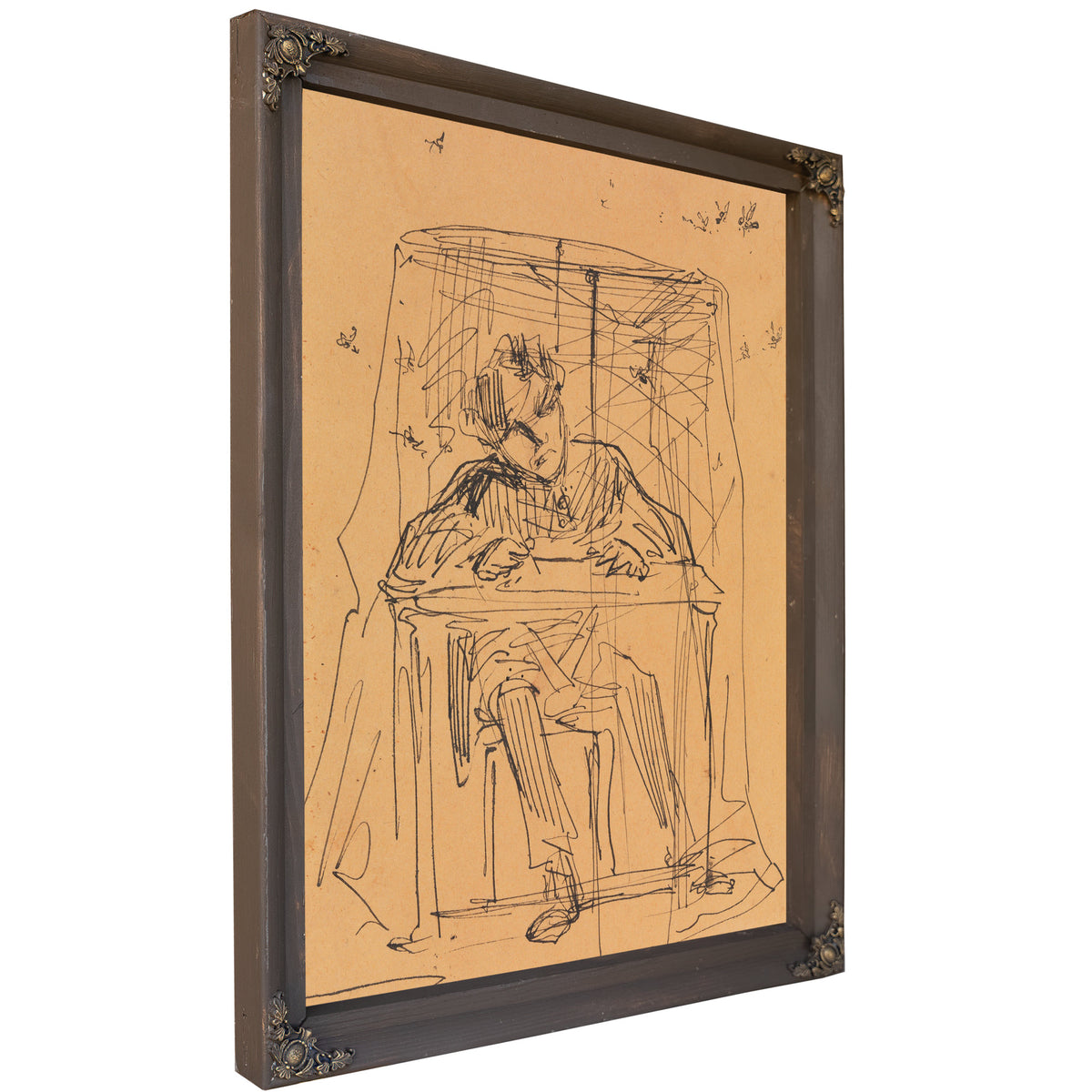 Man Table Beneath Mosquito Net By James Whistler