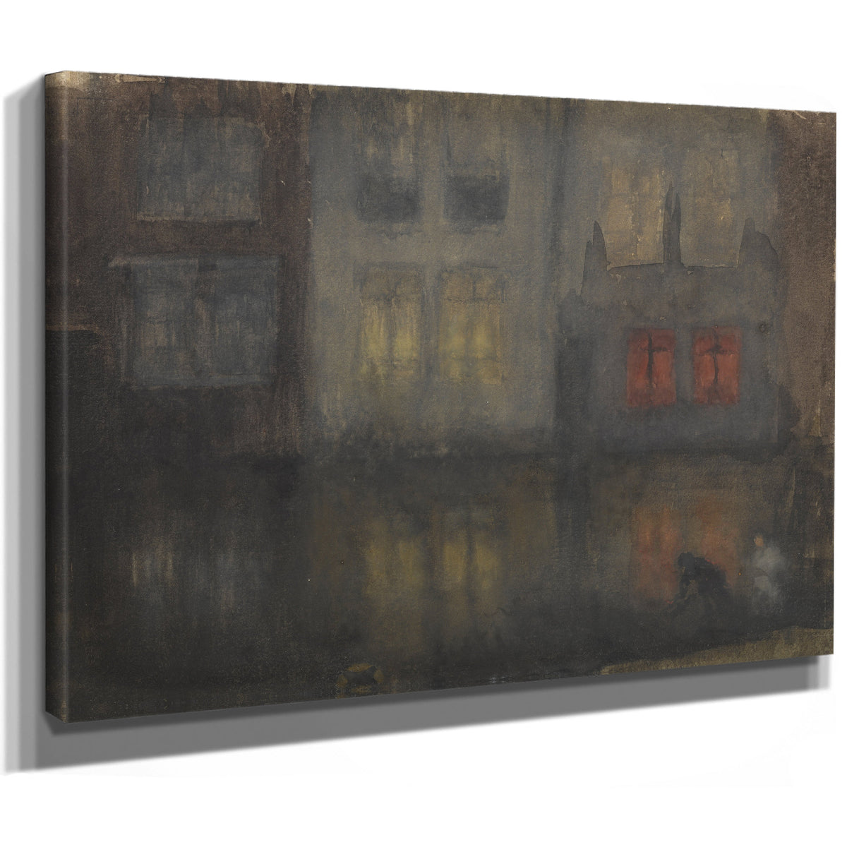 Nocturne Black Redback Canal Holland By James Whistler