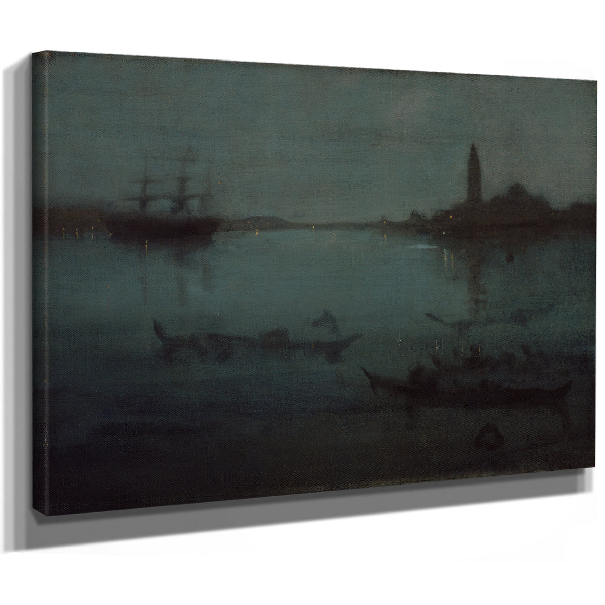 Nocturne Blue Silver Lagoon Venice By James Whistler