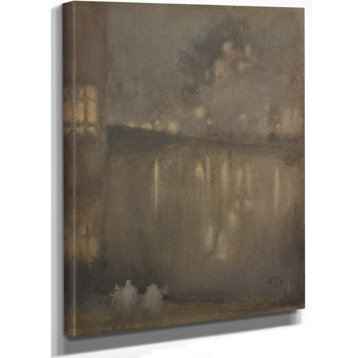 Nocturne Grey Goldcanal Holland 1882 By James Whistler