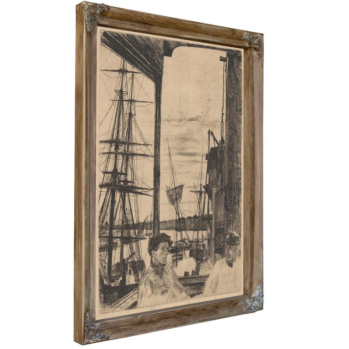 Rotherhithe 1860 By James Whistler