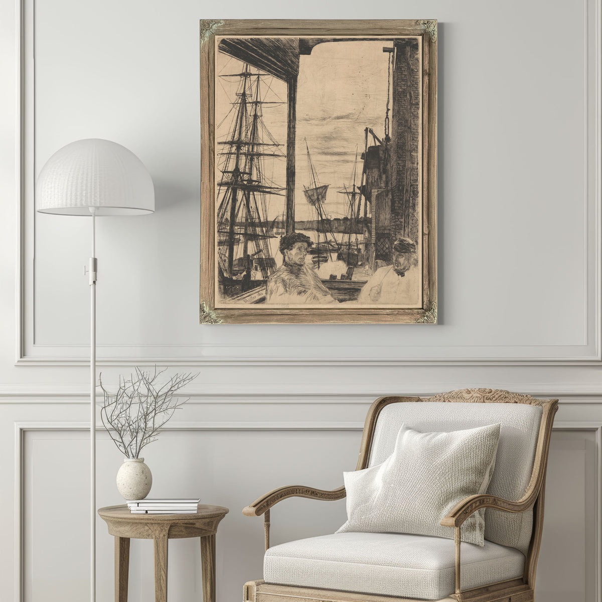Rotherhithe 1860 By James Whistler