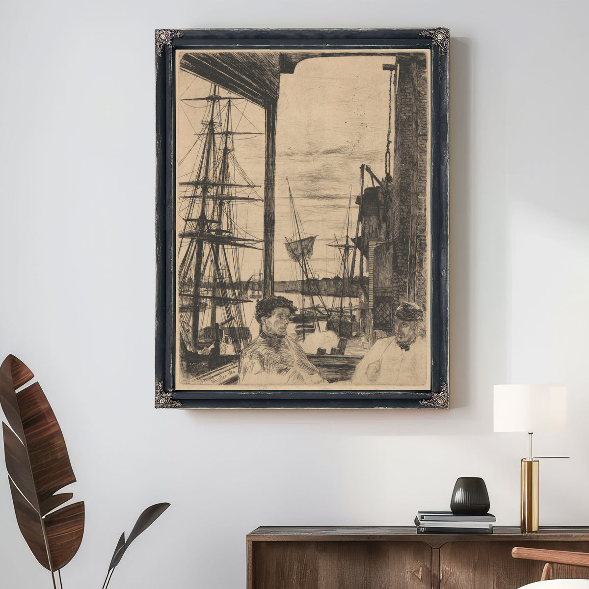 Rotherhithe 1860 By James Whistler
