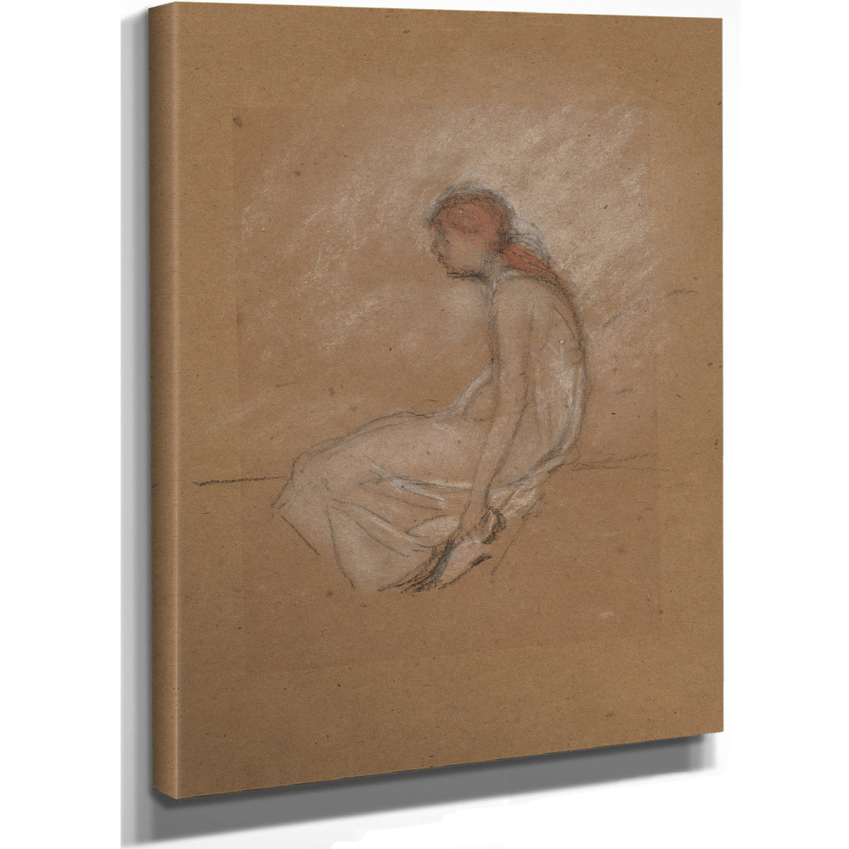 Seated Woman Red Hair 1870 1873 By James Whistler