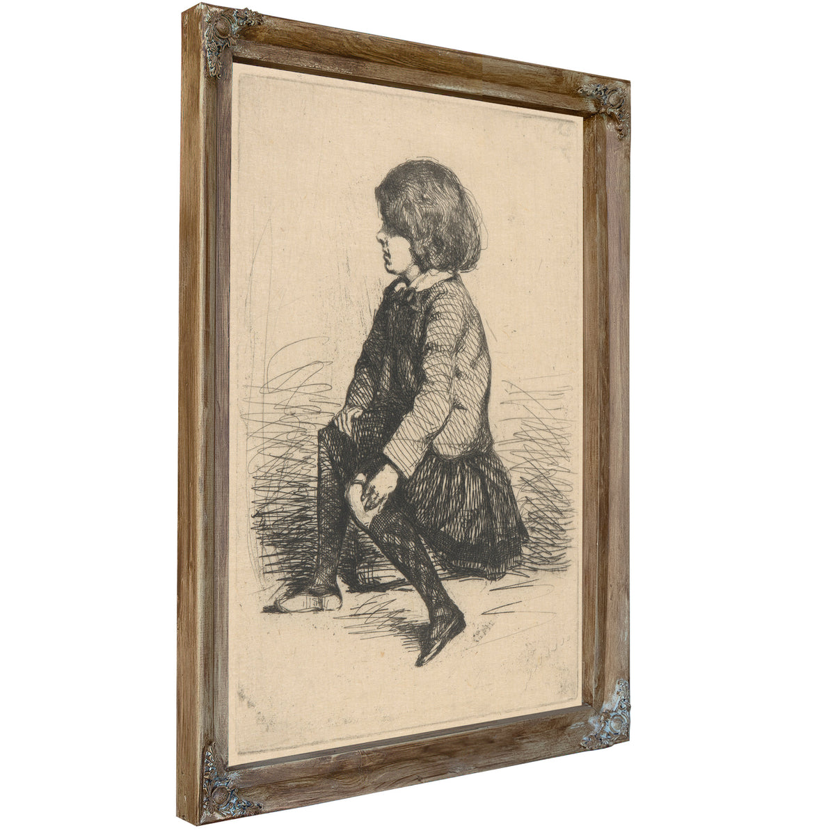 Seymour Seated Ca 1858 By James Whistler