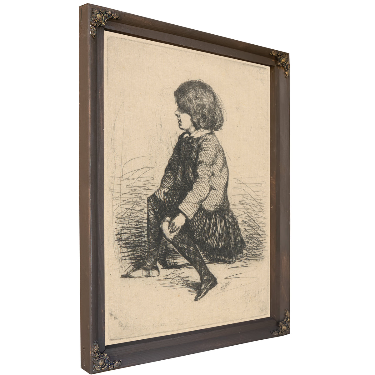 Seymour Seated Ca 1858 By James Whistler