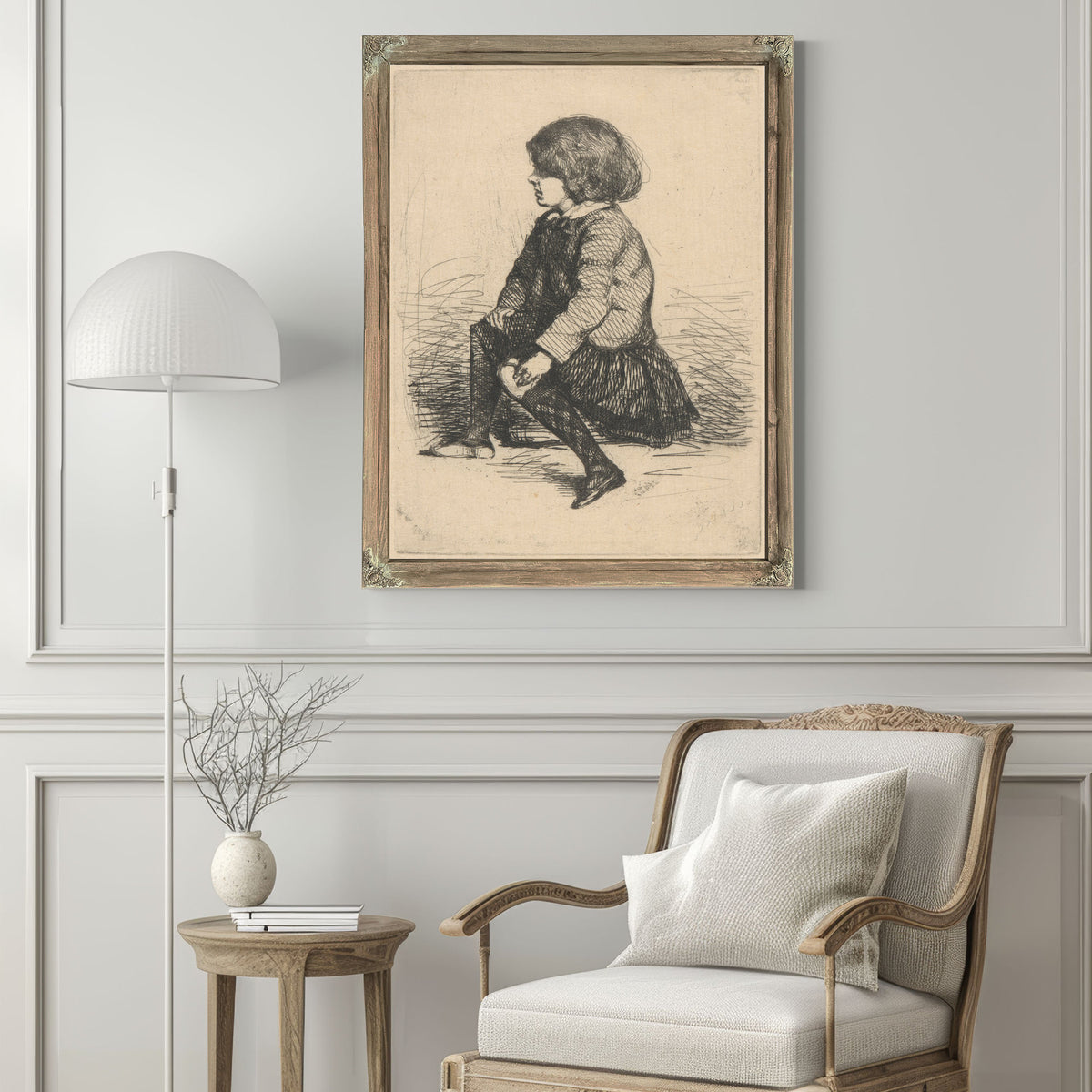 Seymour Seated Ca 1858 By James Whistler
