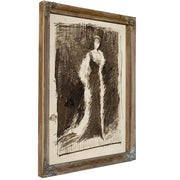 Sketch After Arrangement Black Lady By James Whistler