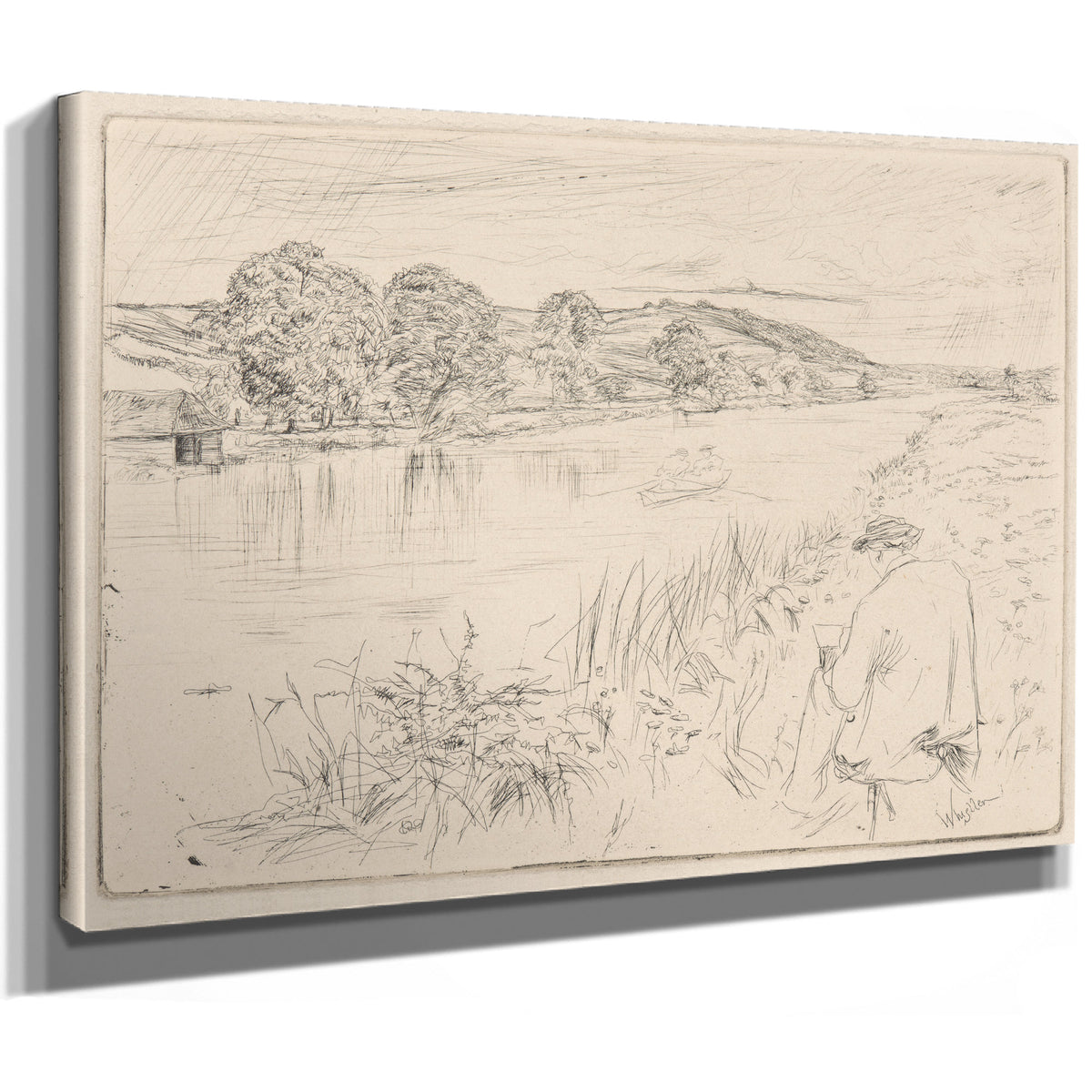 Sketching No 1 1861 By James Whistler