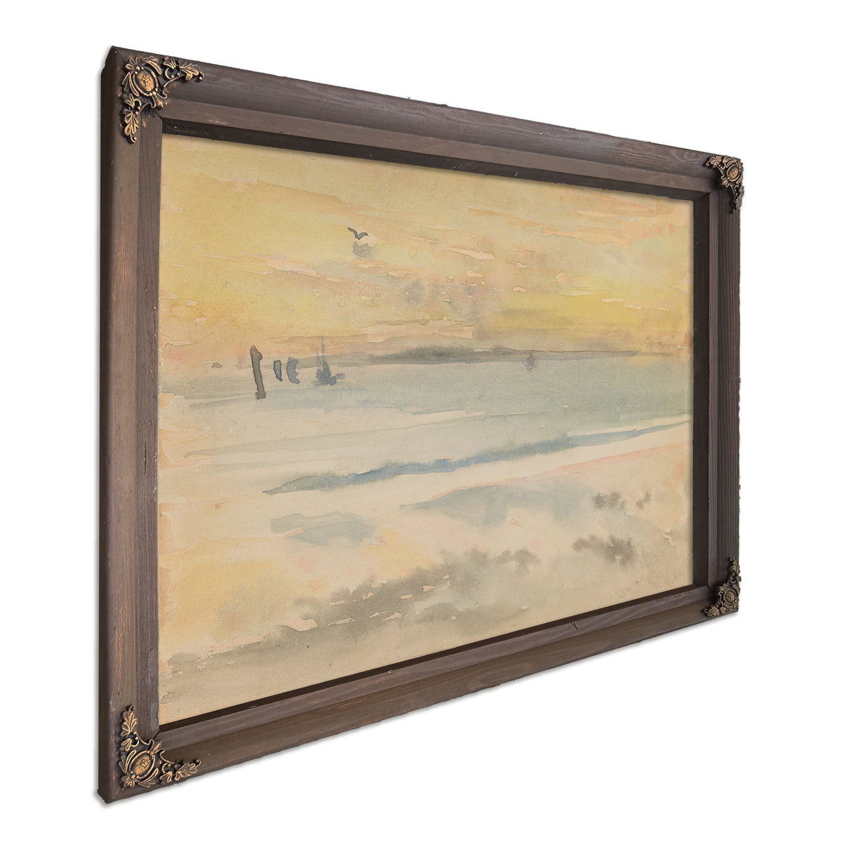 St Ives Sunset 1883 1884 By James Whistler