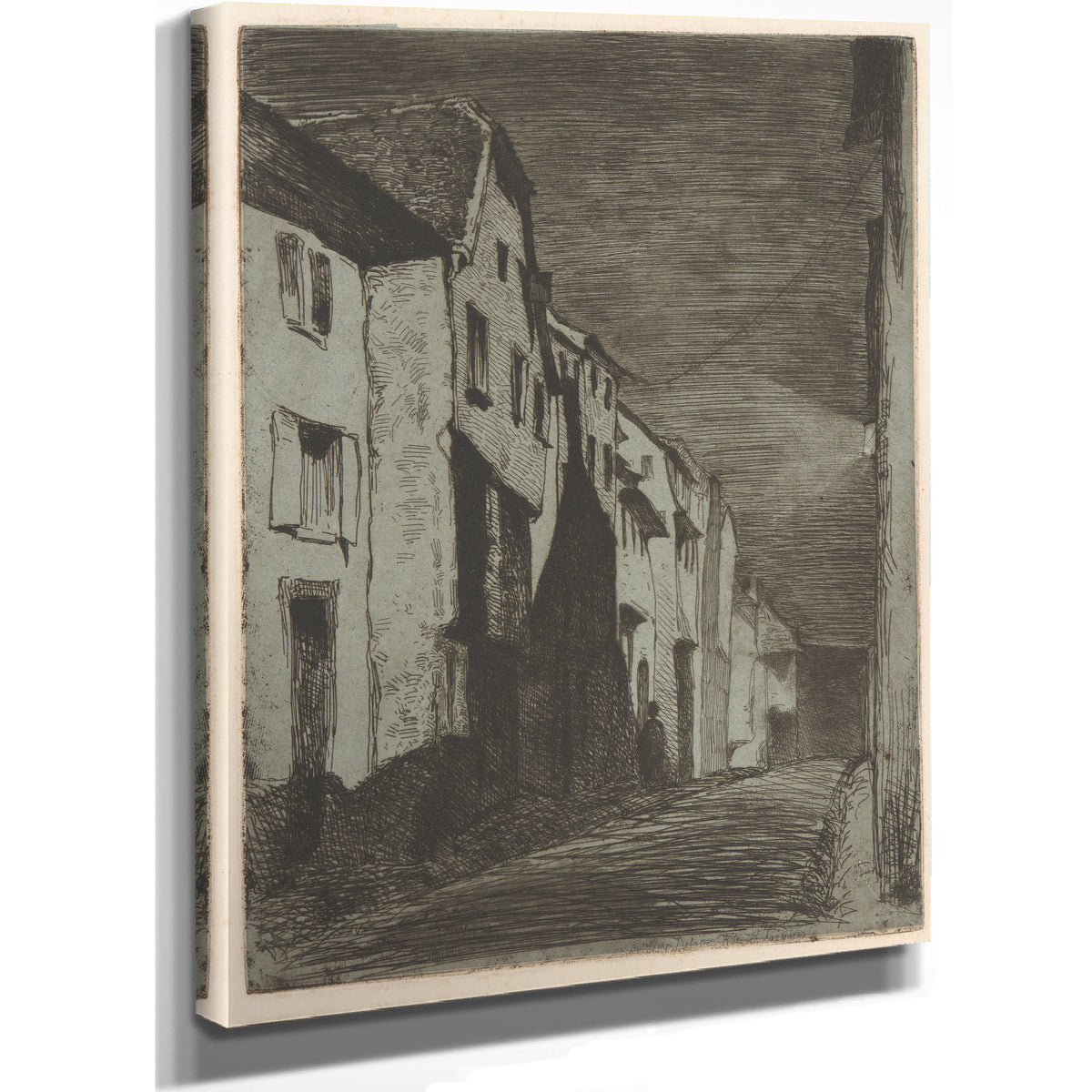 Street Saverne 1858 By James Whistler