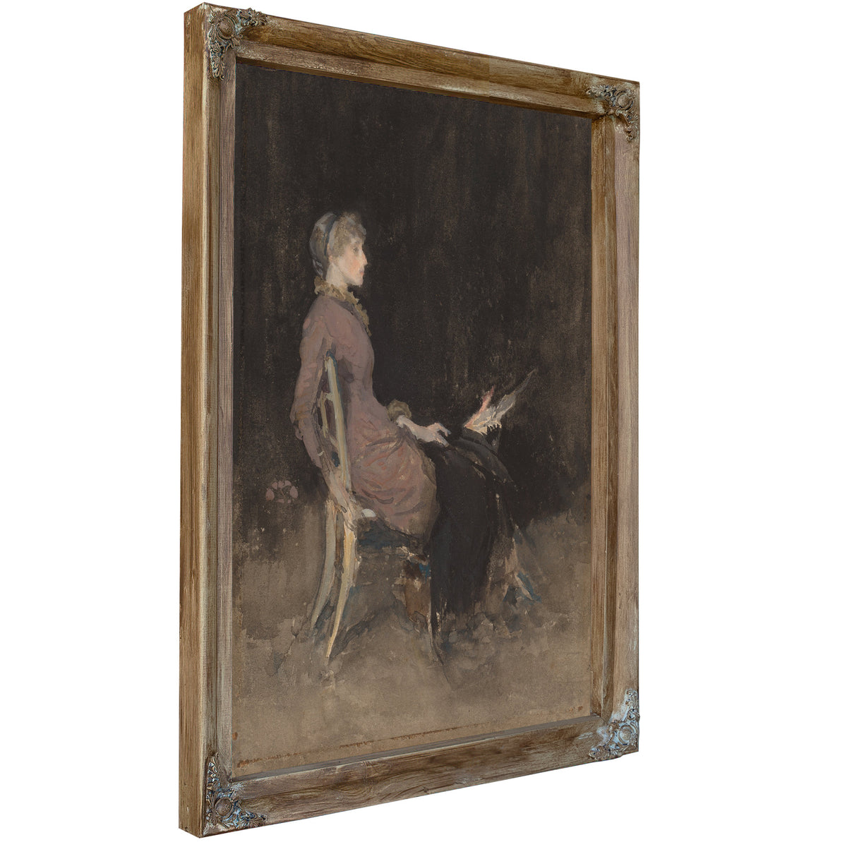 Study Black Gold Madge Odonoghue 1883 By James Whistler