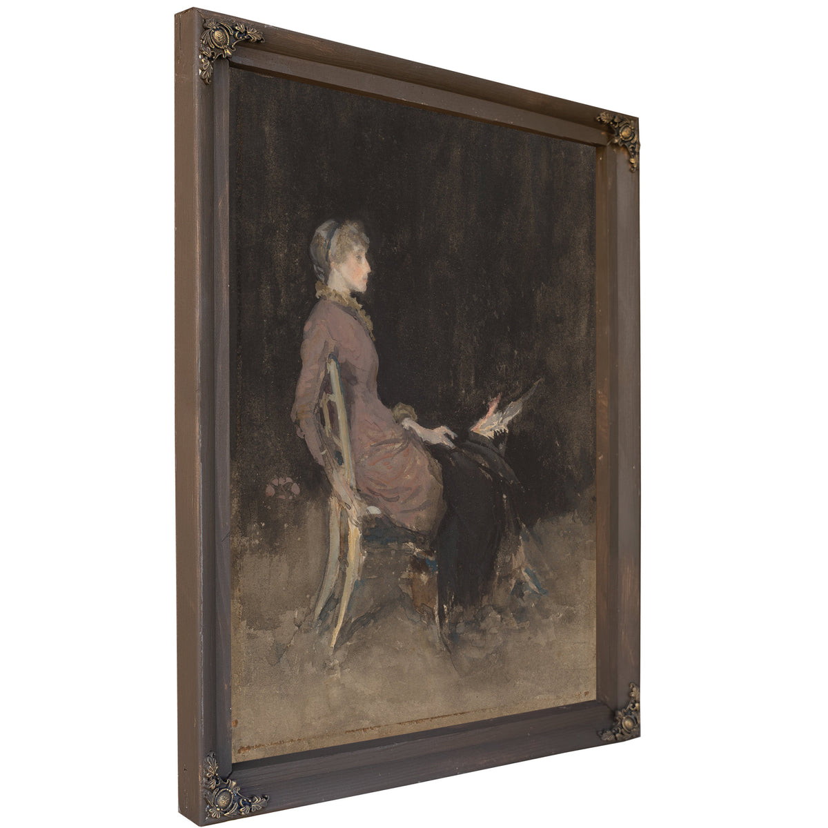 Study Black Gold Madge Odonoghue 1883 By James Whistler
